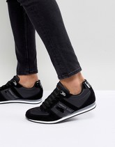Versace Jeans - Sneakers nere con logo a strisce - Nero