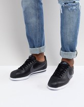 Nike Classic - Cortez - Sneakers in pelle nera 749571-011 - Nero