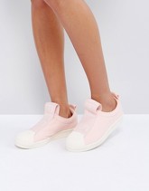 adidas Originals -Superstar - Scarpe da ginnastica senza lacci rosa con fascia larga - Rosa