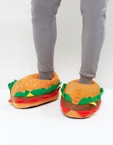 ASOS - Pantofole hamburger - Multicolore