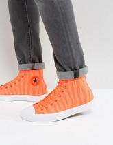 Converse - Chuck Taylor All Star II 155492C - Scarpe da ginnastica alte in jersey arancioni - Arancione