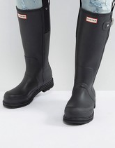 Hunter - Original - Stivali da pioggia con linguetta neri - Nero