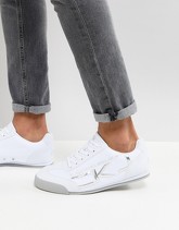 Calvin Klein - Cale - Sneakers di jeans con logo - Bianco