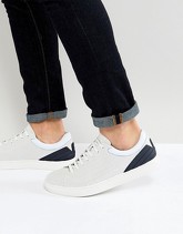 Emporio Armani - Micro Punch - Sneakers bianche in pelle - Bianco