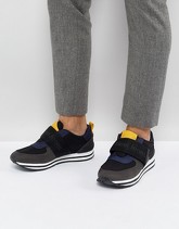 Calvin Klein - Encino - Scarpe da running con cinturino - Grigio