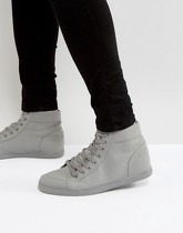 ASOS - Scarpe da ginnastica alte grigie - Grigio