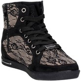 Scarpe Laura Biagiotti 1557 Sneakers Alta Donna NERO/TAUPE