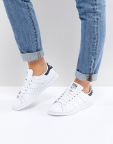 adidas Originals - Stan Smith - Scarpe da ginnastica bianche e blu navy - Bianco