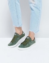 Diadora - Game - Scarpe da ginnastica basse scamosciate kaki - Verde