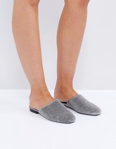 ASOS - MOTH - Scarpe piatte - Argento