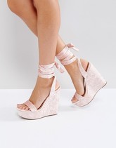 ASOS - HONDURAS - Sandali con zeppe alte - Beige