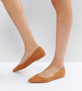 ASOS - LATCH - Ballerine a punta - Beige