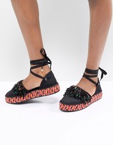 ASOS DESIGN - Jalisse - Espadrilles decorate - Multicolore