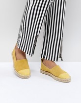 ASOS DESIGN - Janna - Espadrilles scamosciate - Giallo