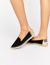 ASOS - JEWELS - Espadrillas a punta - Nero