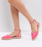 ASOS - JASLEEN - Espadrilles a punta - Rosa