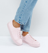 ASOS - DALTREY - Scarpe da ginnastica a pianta larga stringate - Rosa