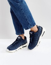 Nike Air Max 95 Premium - Scarpe da ginnastica blu navy - Nero