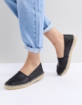 Office Lucky - Espadrilles nero pelle - Nero