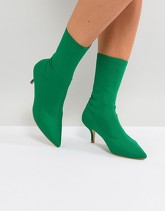 RAID - Bria - Stivaletti a calza con tacchetto a spillo verdi - Verde