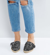 The March - Sabot piatti a pois - Navy