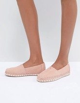 TOMS - Alpargata - Espadrilles in pelle color cipria - Rosa