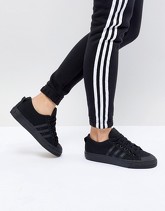 adidas Originals - Nizza - Sneakers nere di tela - Bianco