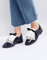 ASOS - MONDAY - Scarpe basse in pelle - Navy