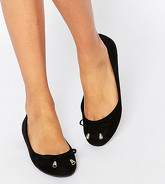 ASOS - LEADER - Ballerine - Nero