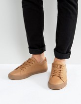 ASOS - Scarpe da ginnastica stringate color cuoio - Cuoio