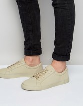 ASOS - Scarpe da ginnastica stringate grigio pietra - Pietra