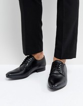 Dune - Scarpe derby Shoes in pelle saffiano nera - Nero