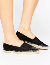 London Rebel - Espadrillas piatte - Nero