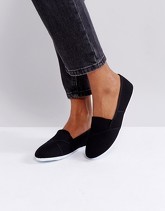 New Look - Scarpe piatte easy-on - Nero