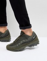 Nike - Air Max 95 Ultra 749771-301 - Sneakers jacquard verdi - Verde