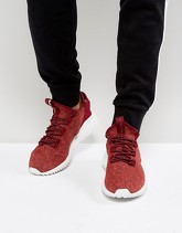 adidas Originals Tubular Doom Sock Primeknit - Scarpe da ginnastica rosse BY3560 - Rosso