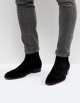 AllSaints - Stivaletti Chelsea di pelle - Nero