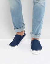 Brave Soul - Scarpe di tela senza lacci blu navy - Navy