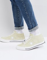 Converse - One Star 159594C - Scarpe di tela alte gialle - Giallo