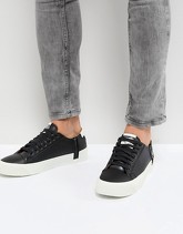 Diesel - Sneakers in pelle con zip - Nero