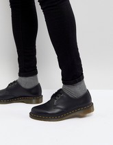 Dr Martens - 1461 - Scarpe vegan stringate con 3 paia di occhielli - Nero