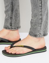 Havaianas - Brasil - Infradito con logo - Nero