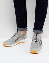 PS Paul Smith - Rapid Speed - Scarpe da ginnastica stringate in maglia grigia - Grigio