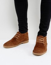 Selected Homme - Royce - Desert Boots scamosciati color cuoio - Cuoio