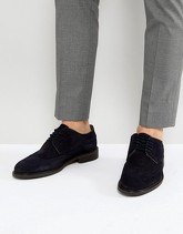 Selected Homme - Scarpe stringate scamosciate - Navy