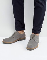 Silver Street - Lime - Scarpe derby scamosciate grigie - Grigio