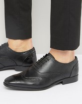 Silver Street - Oxford - Scarpe brogue in pelle nera - Nero