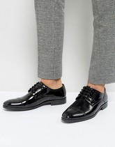 Silver Street - Scarpe Oxford in vernice con punta - Nero