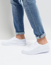 ASOS - Scarpe da ginnastica stringate bianche in rete - Bianco