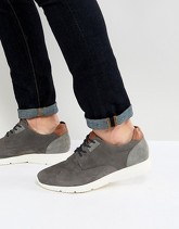 Pier One - Scarpe stringate casual grigie scamosciate - Grigio